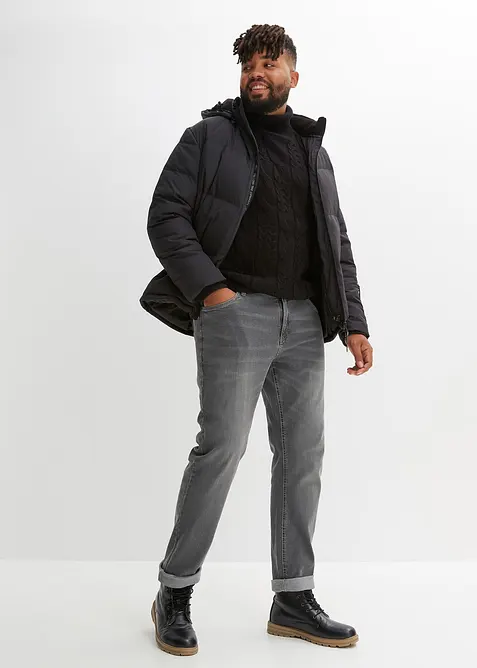 Piumino idrorepellente con finitura Bionic e fodera calda, bonprix