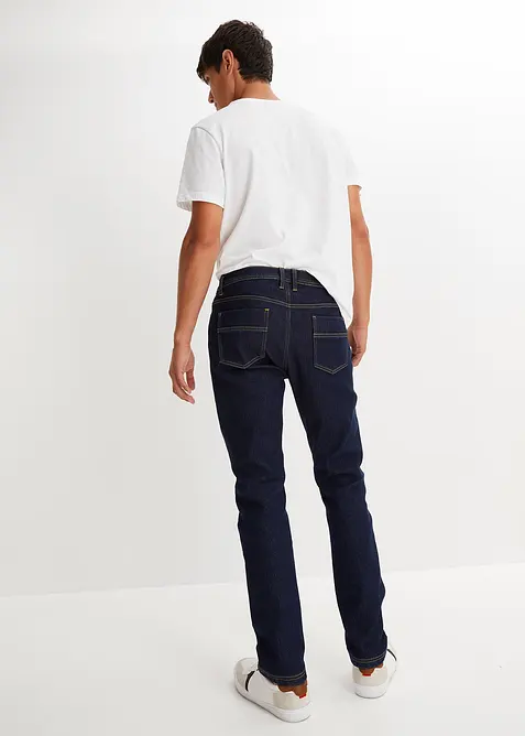 Jeans termici elasticizzati con interno caldo regular fit, straight, bonprix