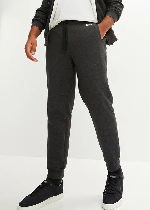 Pantaloni da jogging termici con fodera in pile morbida, bonprix