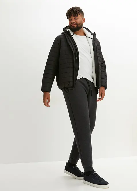 Pantaloni da jogging termici con fodera in pile morbida, bonprix