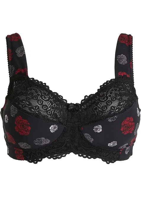 Reggiseno contenitivo senza ferretto con spalline imbottite, bonprix