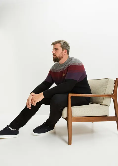 Maglione in filato fine con colori sfumati, bonprix