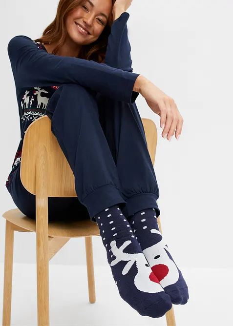 Calzini termici con interno in spugna morbida (pacco da 3 paia), bonprix