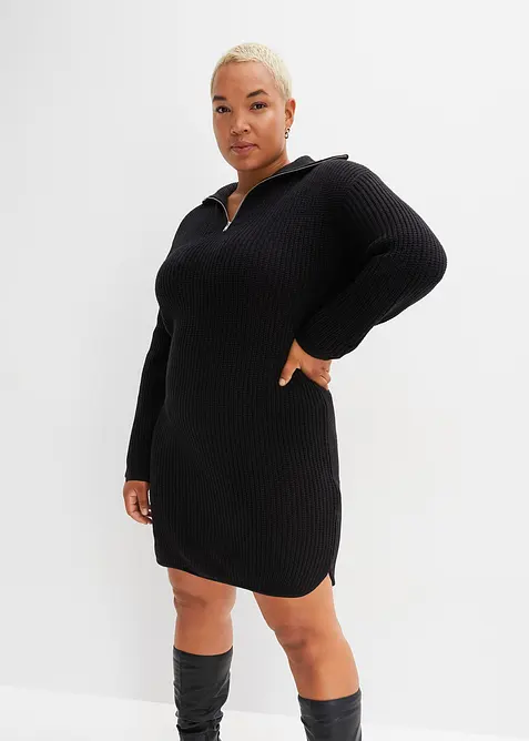 Abito in maglia con poliacrilico riciclato, bonprix