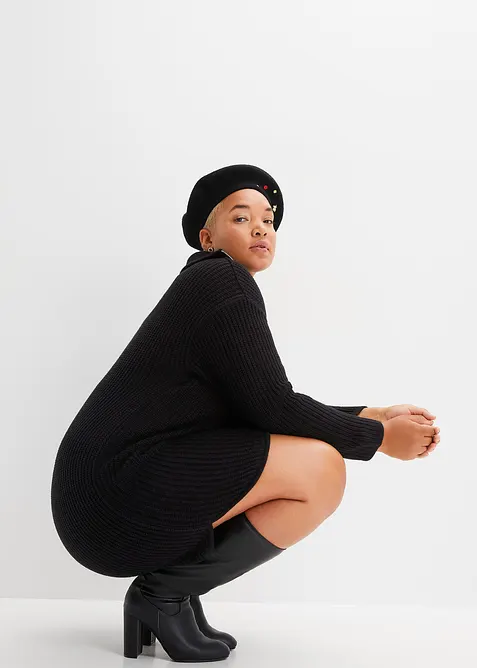 Abito in maglia con poliacrilico riciclato, bonprix