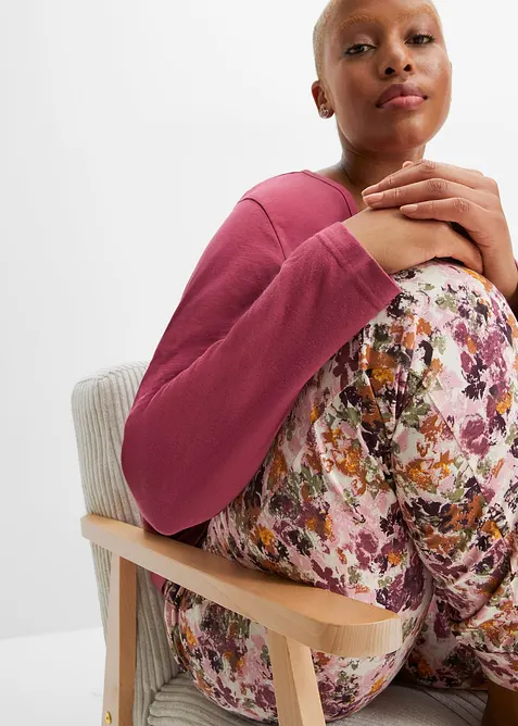 Pigiama in puro cotone biologico, bonprix