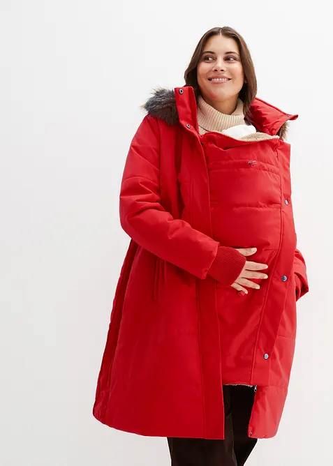 Giubbotto pr&eacute;maman imbottito 3 in 1 con inserto babywearing, bonprix