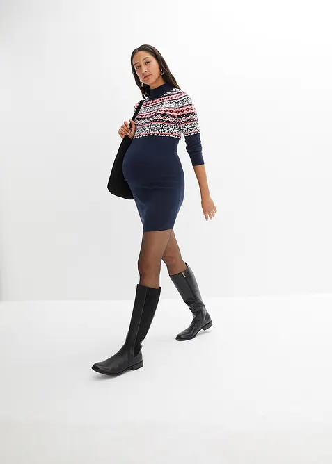 Abito in maglia prémaman, bonprix