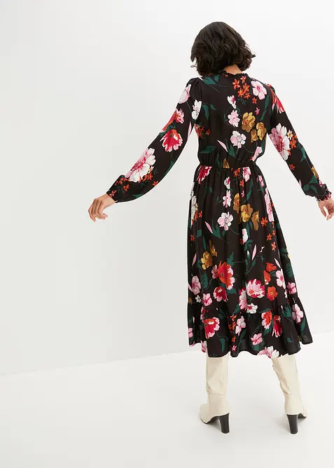 Abito midi in viscosa fluente, bonprix