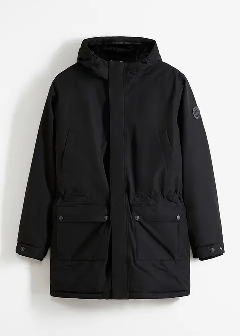 Parka invernale tecnico e impermeabile con vere piume, bonprix