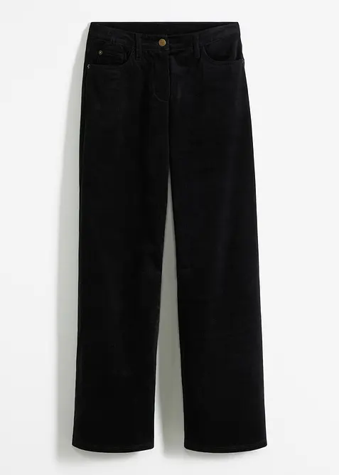 Pantaloni larghi di velluto a coste, bonprix