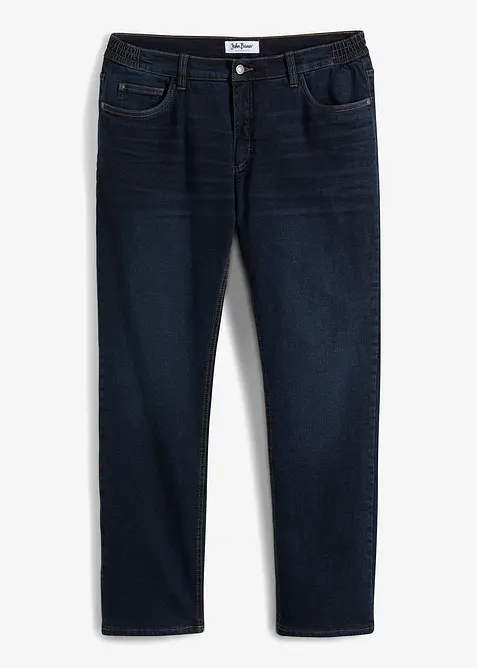 Jeans termici elasticizzati  straight con girovita comodo, relaxed fit, bonprix