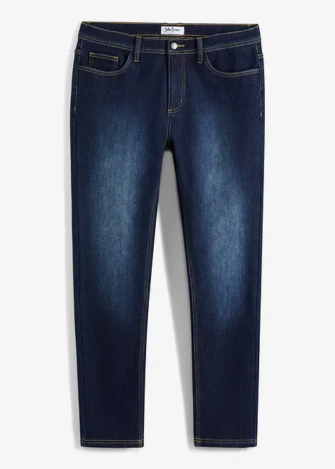 Jeans termici elasticizzati con interno caldo regular fit, straight, bonprix