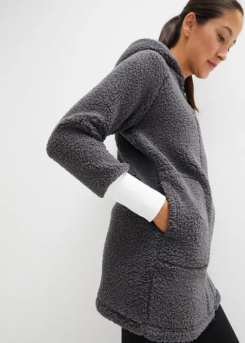 Giacca in pile teddy, bonprix