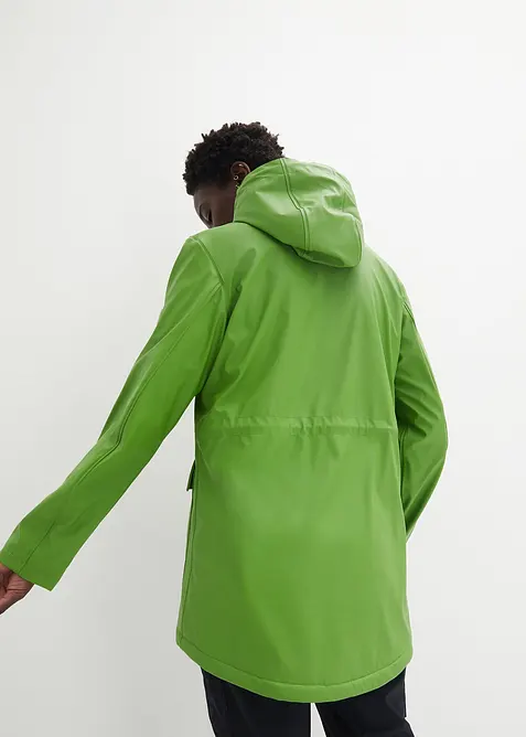 Giacca impermeabile con fodera effetto peluche, bonprix