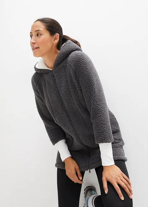 Giacca in pile teddy, bonprix