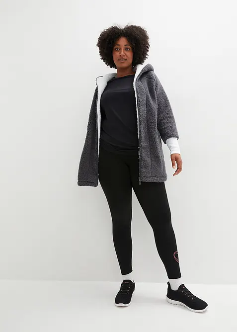 Giacca in pile teddy, bonprix