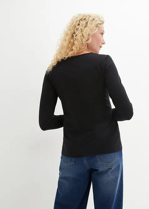 Maglia a maniche lunghe (pacco da 2), bonprix