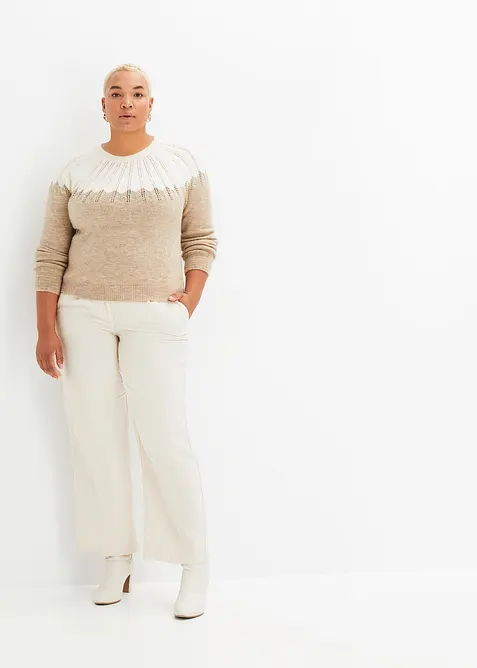 Maglione traforato, bonprix