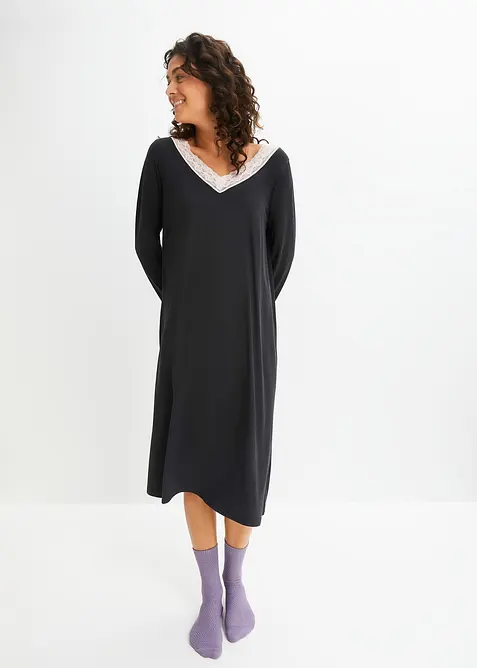 Camicia da notte in misto viscosa morbido, bonprix