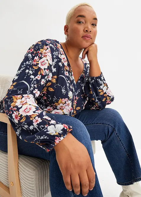 Blusa in pura viscosa, bonprix