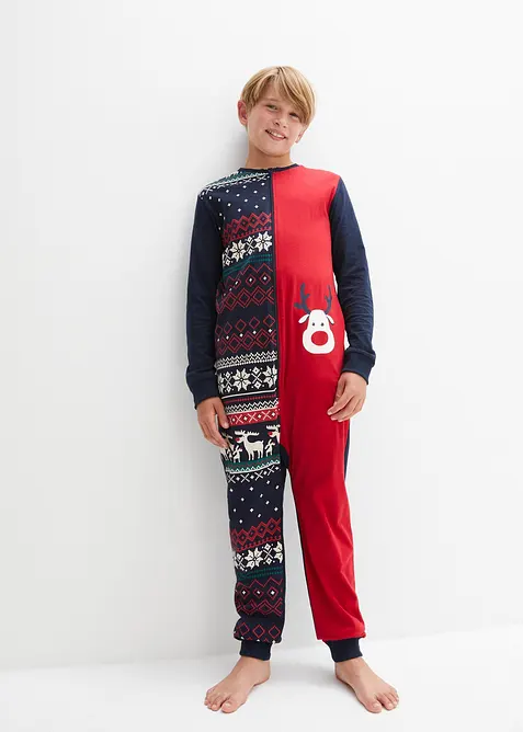 Pigiama intero in puro cotone biologico, bonprix