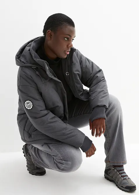 Giacca trapuntata outdoor idrorepellente, oversize, bonprix