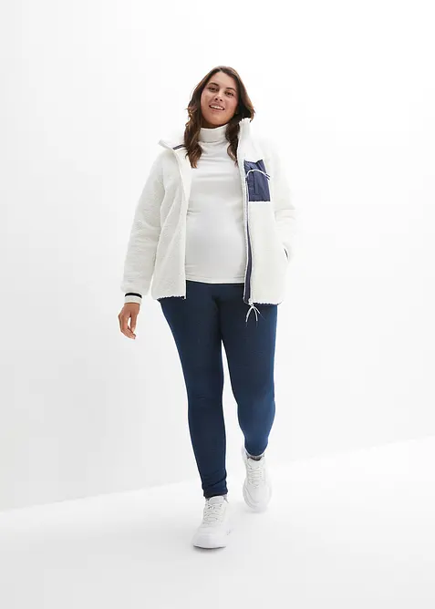 Leggings pr&eacute;maman termici effetto jeans, bonprix