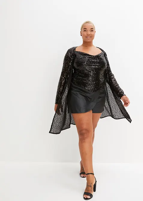 Cappottino in paillettes, bonprix