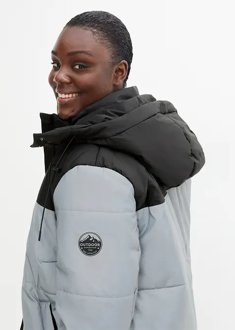 Giacca tecnica trapuntata e riflettente, bonprix