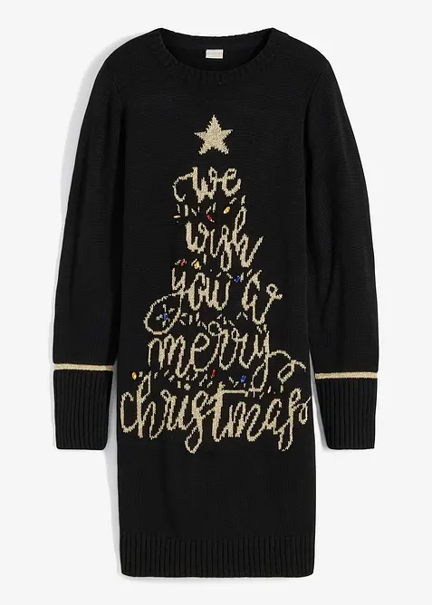 Abito in maglia natalizio, bonprix
