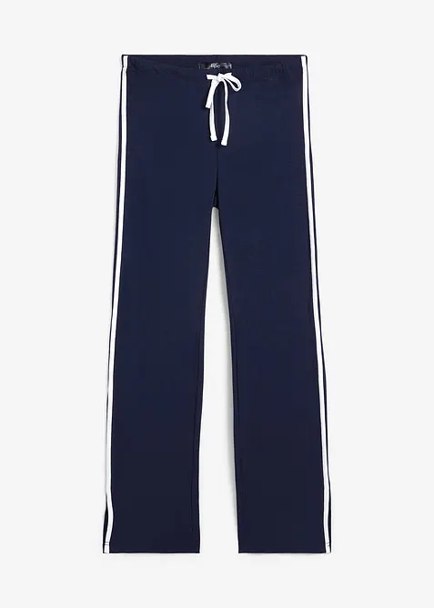 Pantaloni in jersey di cotone elasticizzato, bonprix