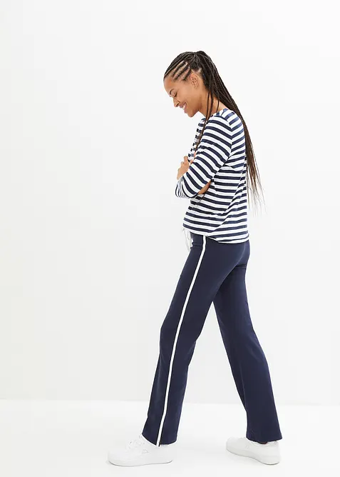 Pantaloni in jersey di cotone elasticizzato, bonprix