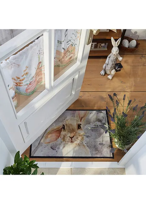 Zerbino lavabile con coniglietto, bonprix