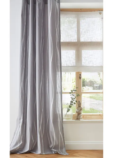 Tenda a pacchetto effetto lino, bonprix