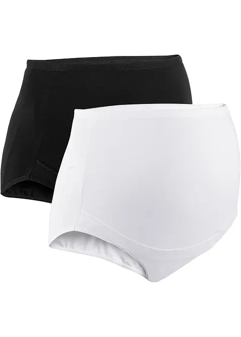 Slip pr&eacute;maman con cotone biologico (pacco da 2), bonprix