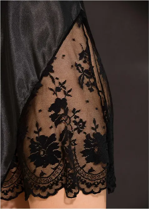 Négligé in satin, bonprix