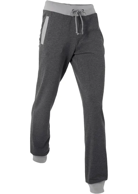 Pantaloni da jogging con elementi a contrasto, bonprix