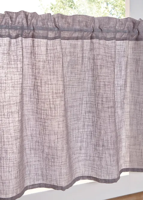 Tenda a vetro effetto lino, bonprix