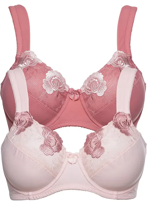 Reggiseno minimizer con spalline imbottite  (pacco da 2), bonprix