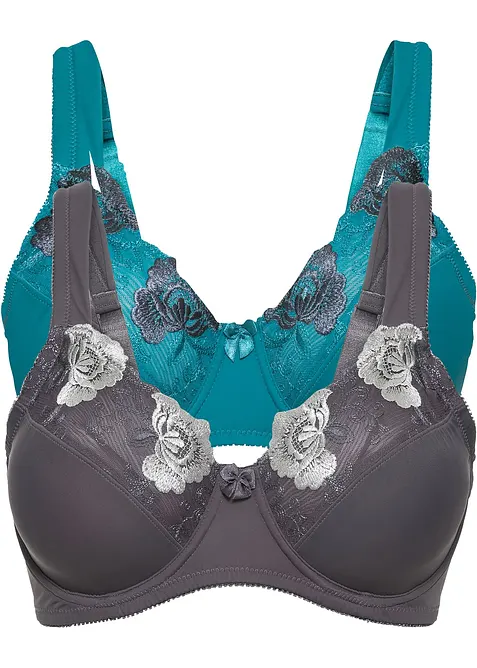 Reggiseno minimizer con spalline imbottite  (pacco da 2), bonprix