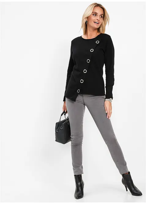 Maglione in filato fine, bonprix