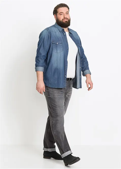 Jeans elasticizzati regular fit, straight, bonprix