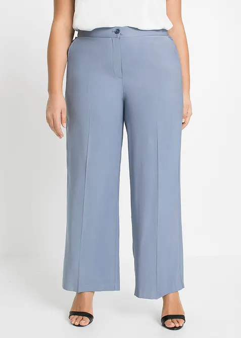 Pantaloni larghi leggeri con viscosa, bonprix
