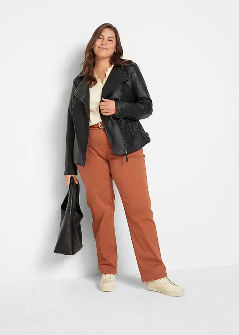 Giacca in similpelle di pura viscosa, bonprix