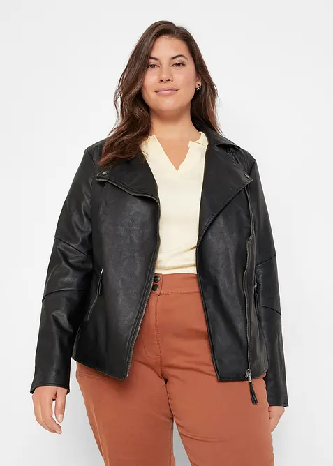 Giacca in similpelle di pura viscosa, bonprix