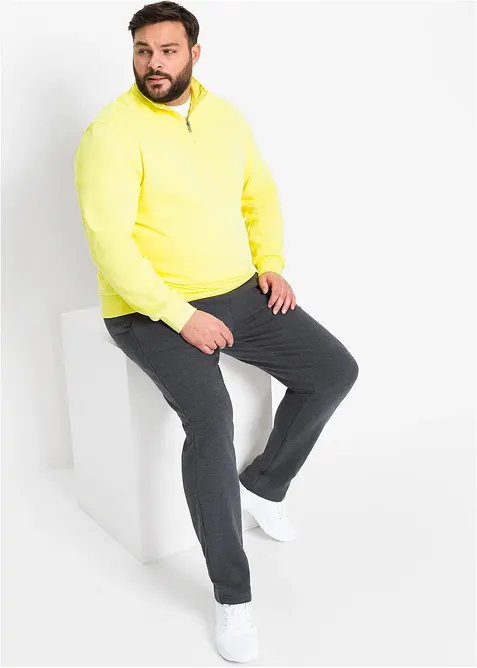 Pantaloni da jogging con interno garzato e morbido e orlo dritto, bonprix