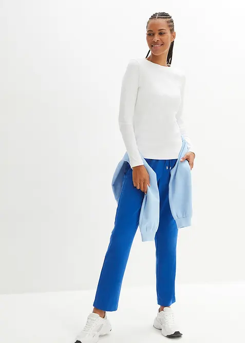 Maglia a maniche lunghe in puro cotone biologico, bonprix