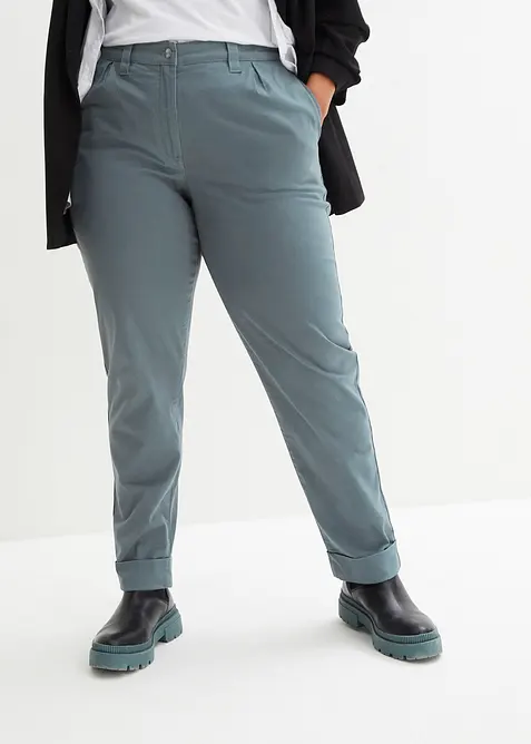 Pantaloni chino alla caviglia in cotone, bonprix