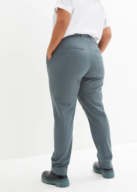 Pantaloni chino alla caviglia in cotone, bonprix